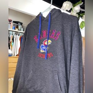 oversized kansas hoodie- size XL